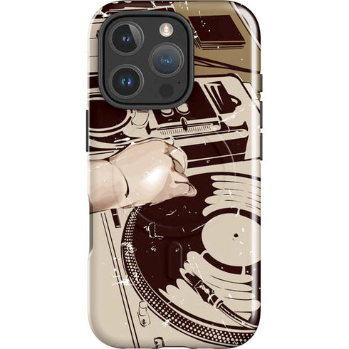 DJ Spinning iPhone 16 Pro Max Magsafe Impact Case